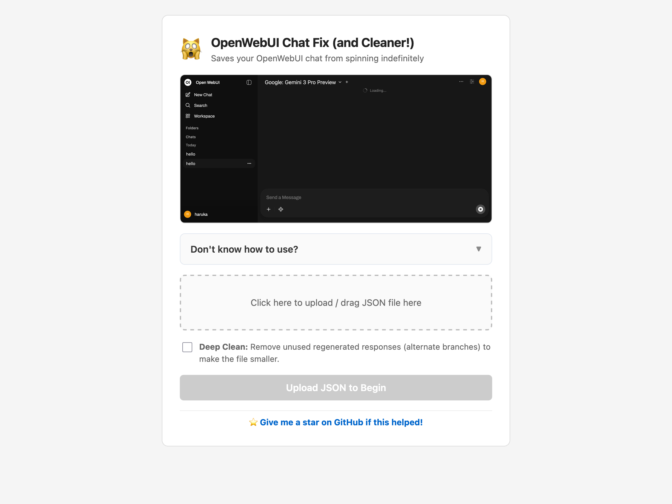 Chat Fix screenshot